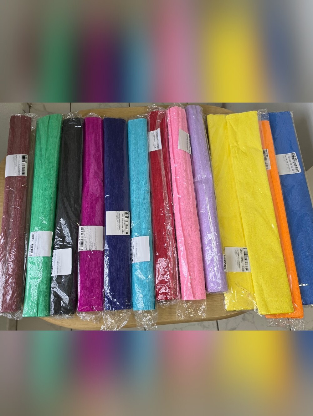 Assorted Crepe Paper Rolls - Party Craft Pack